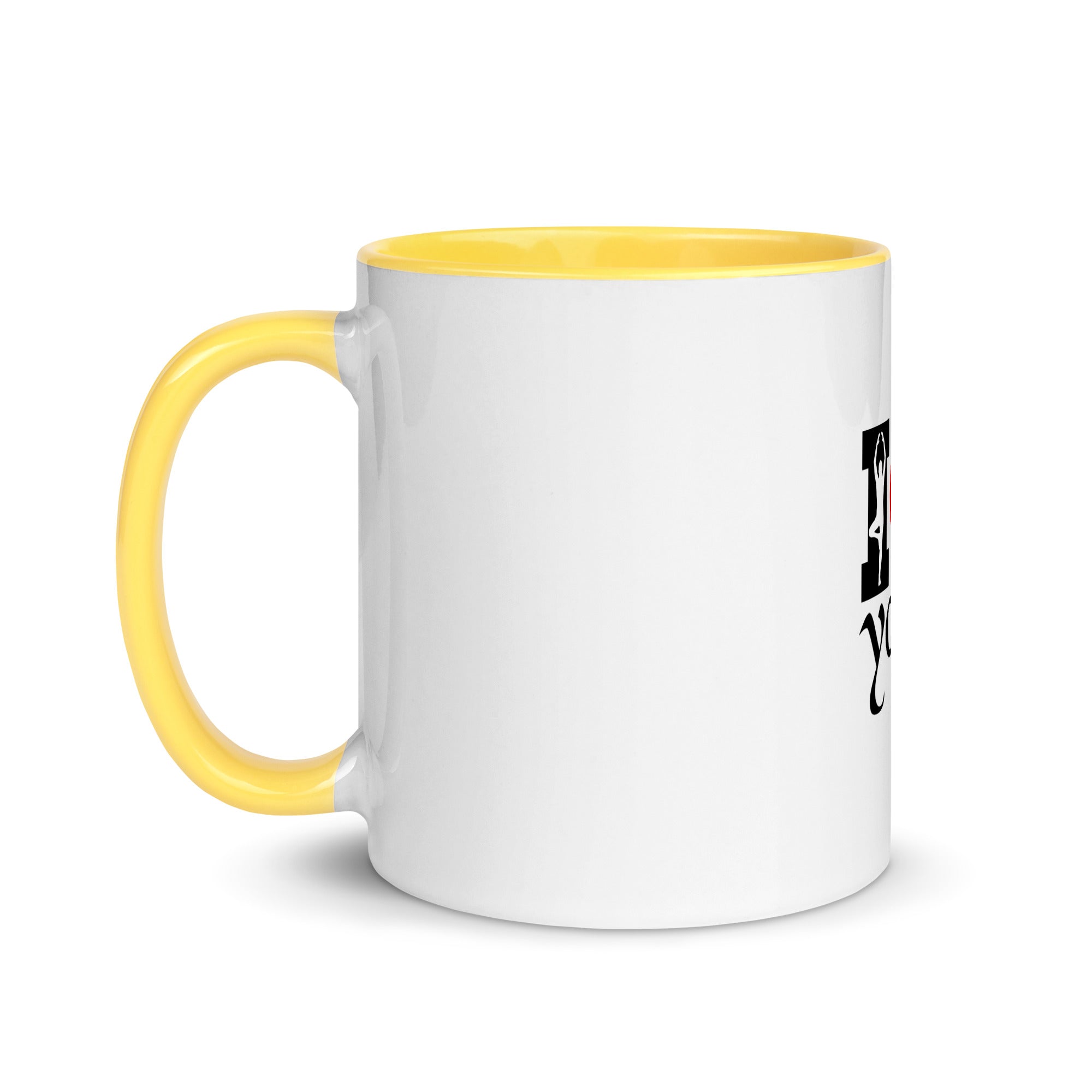 I LOVE YOGA - Mug with Color Inside