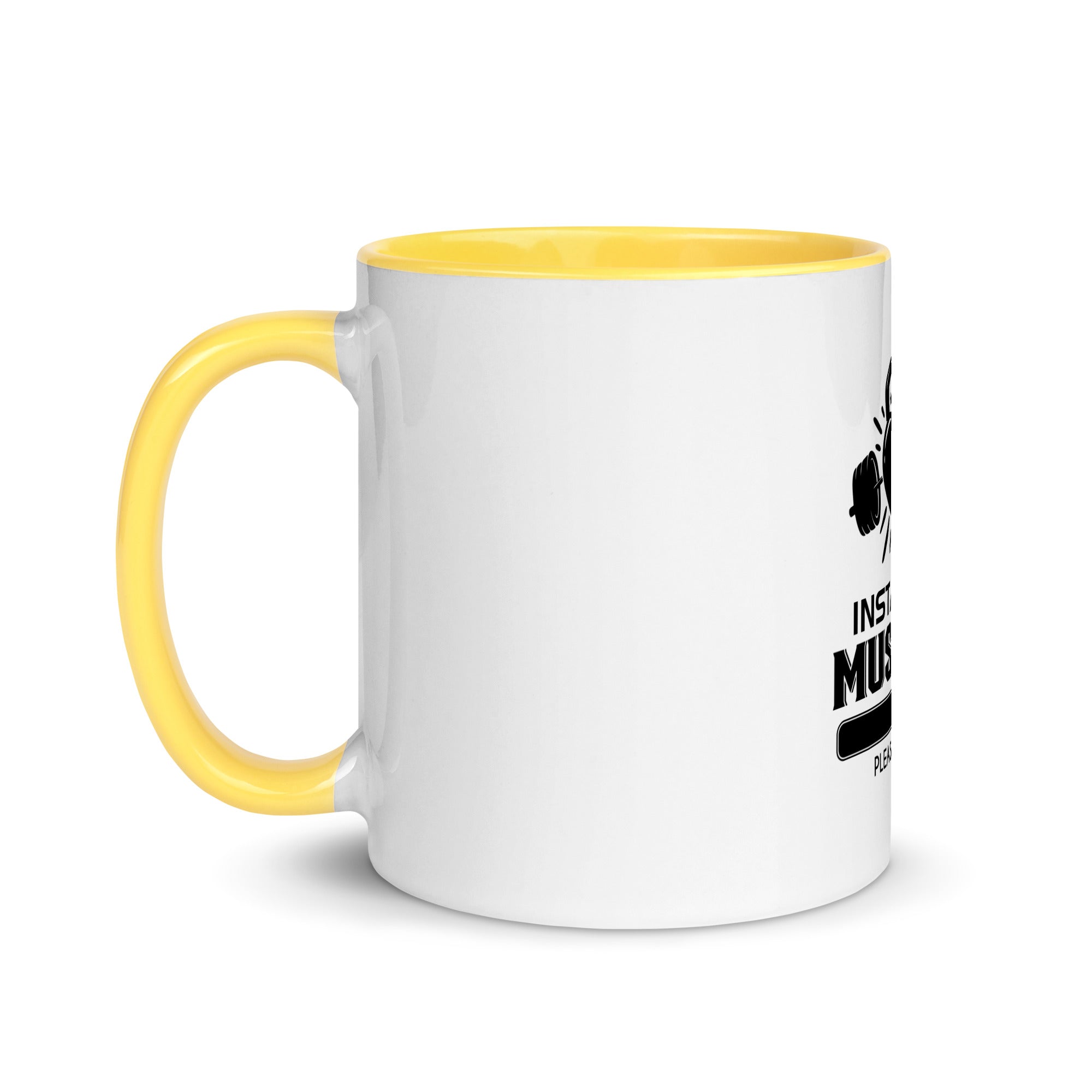 INSTALLING MUSCLES - Mug with Color Inside