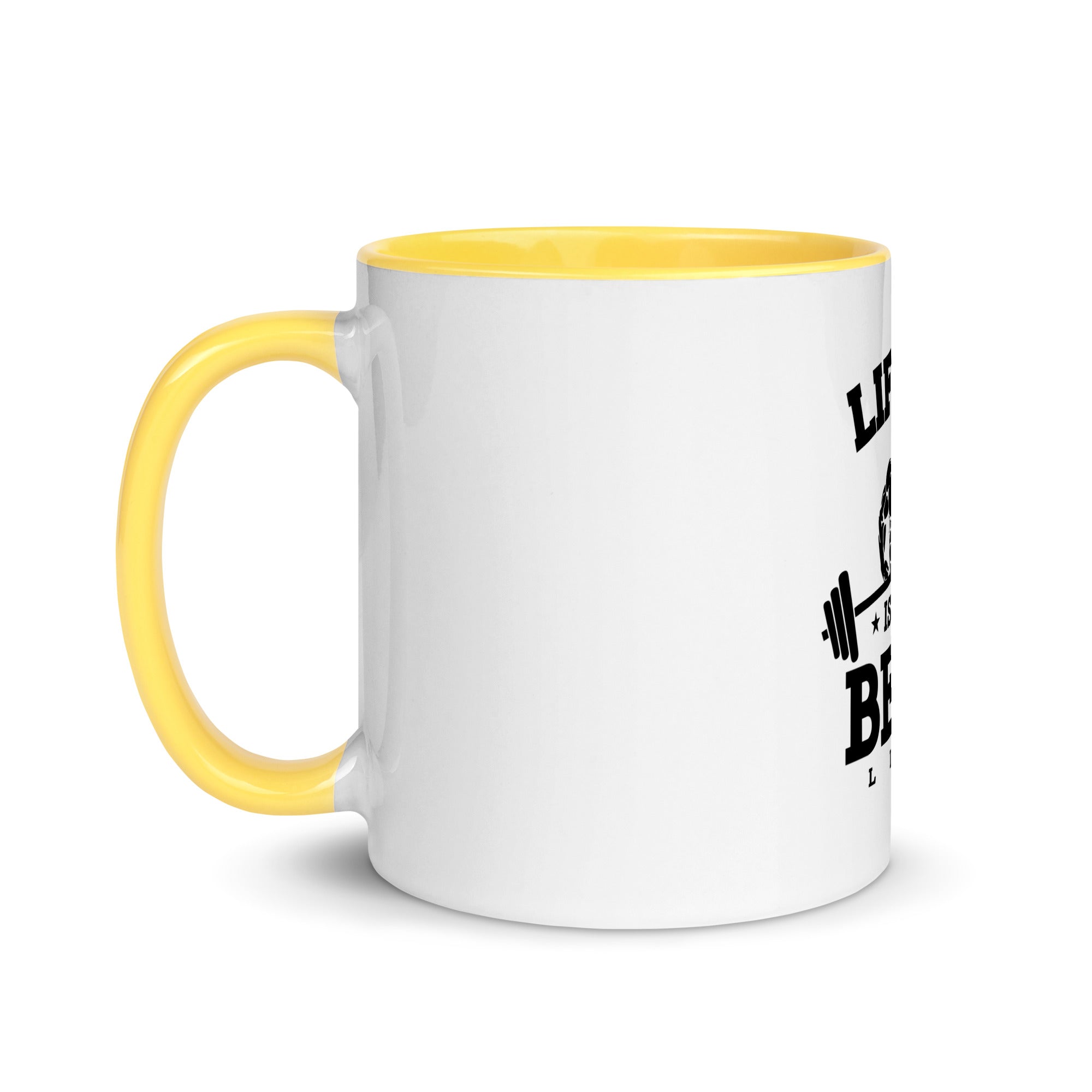 LIFTING IS MY BEST LIFE - Mug with Color Inside
