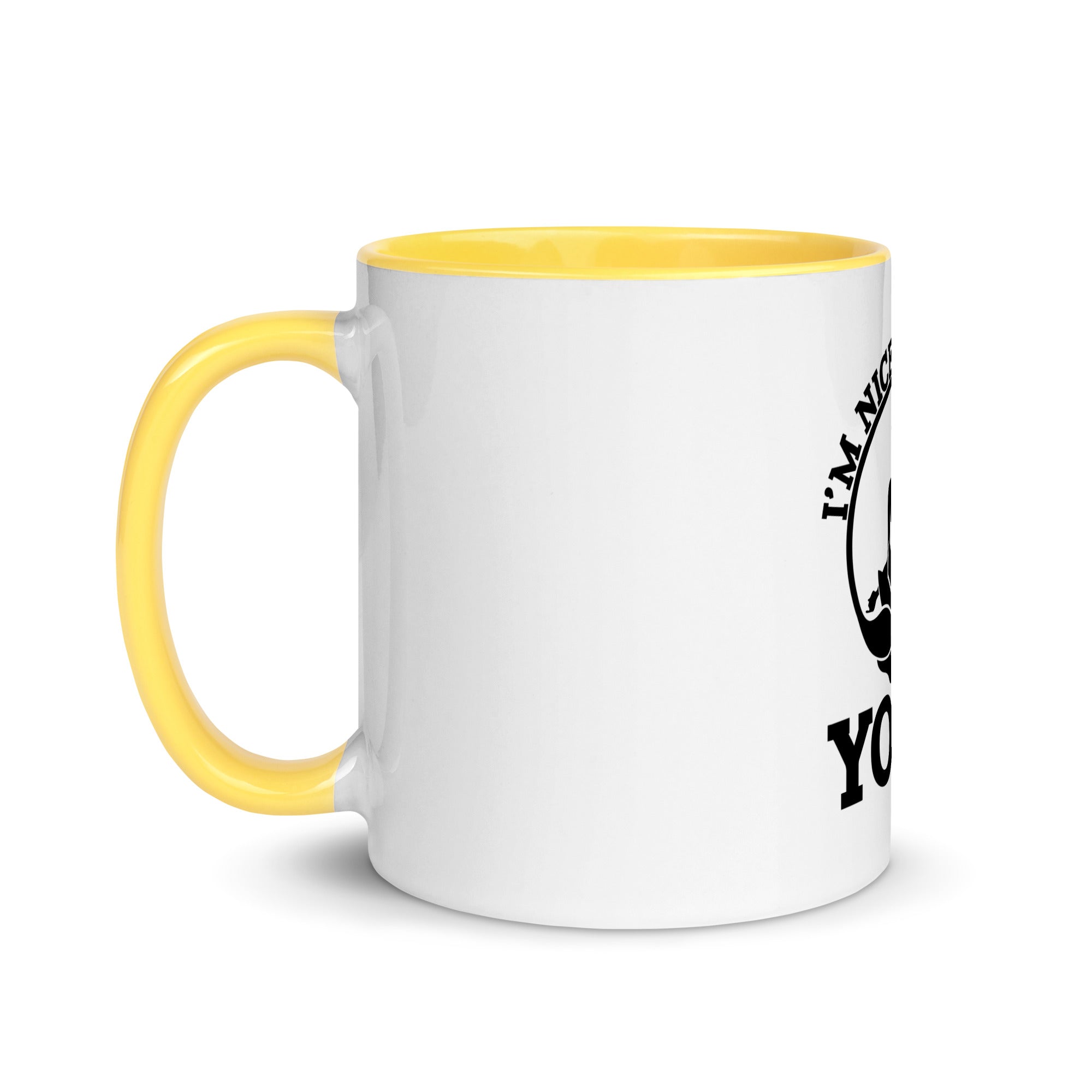 I'M NICER AFTER YOGA - Mug with Color Inside