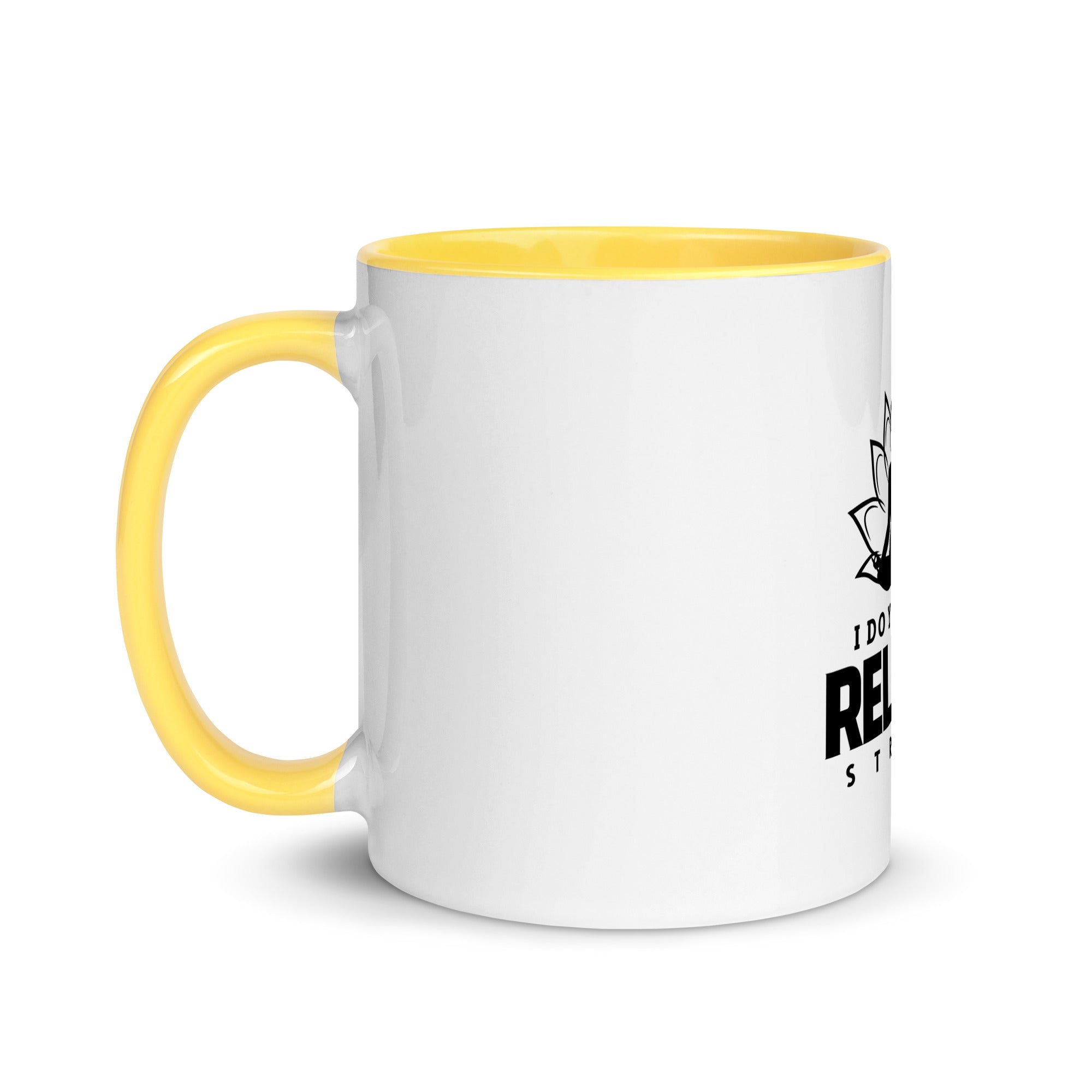 I  DO YOGA TO RELIEVE STRESS - Mug with Color Inside