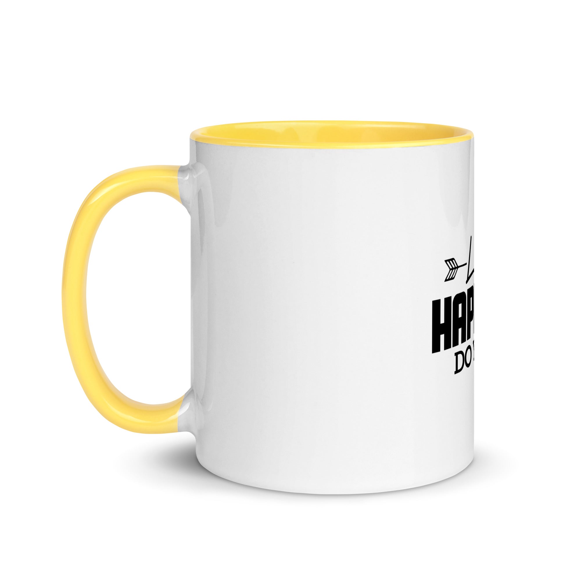 LIFE HAPPENS DO YOGA - Mug with Color Inside