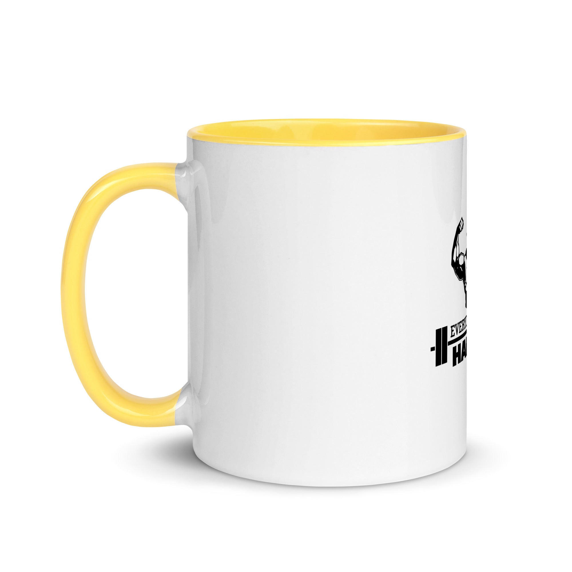 EVERYDAY I PUSH HARDER - Mug with Color Inside
