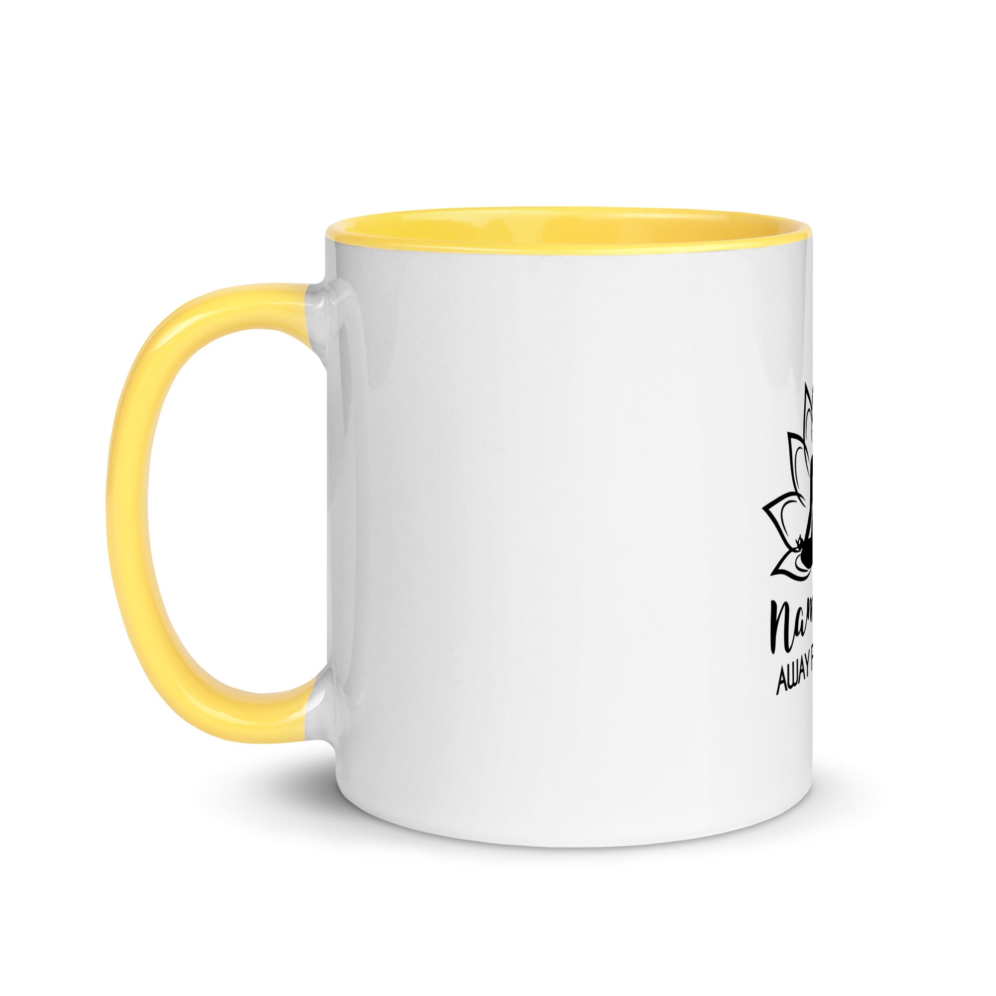 NAMASTE AWAY FROM ME - Mug with Color Inside