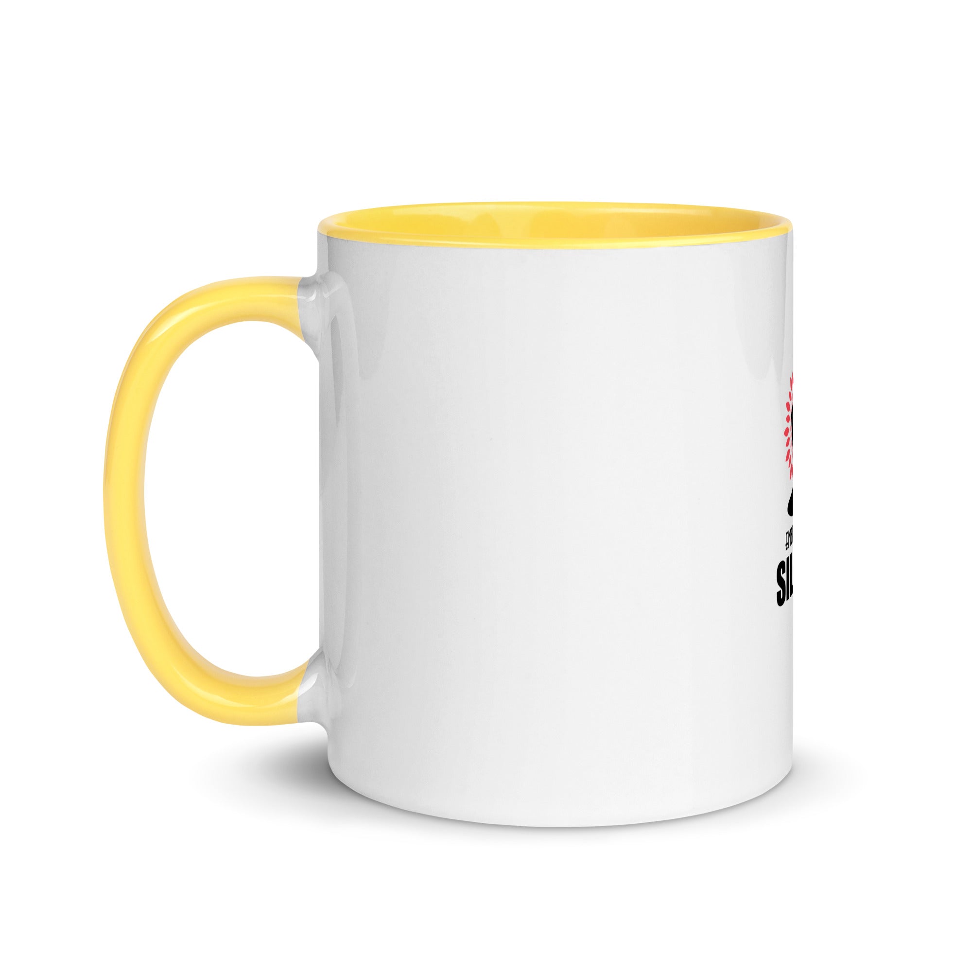 EMBRACE THE SILENCE - Mug with Color Inside