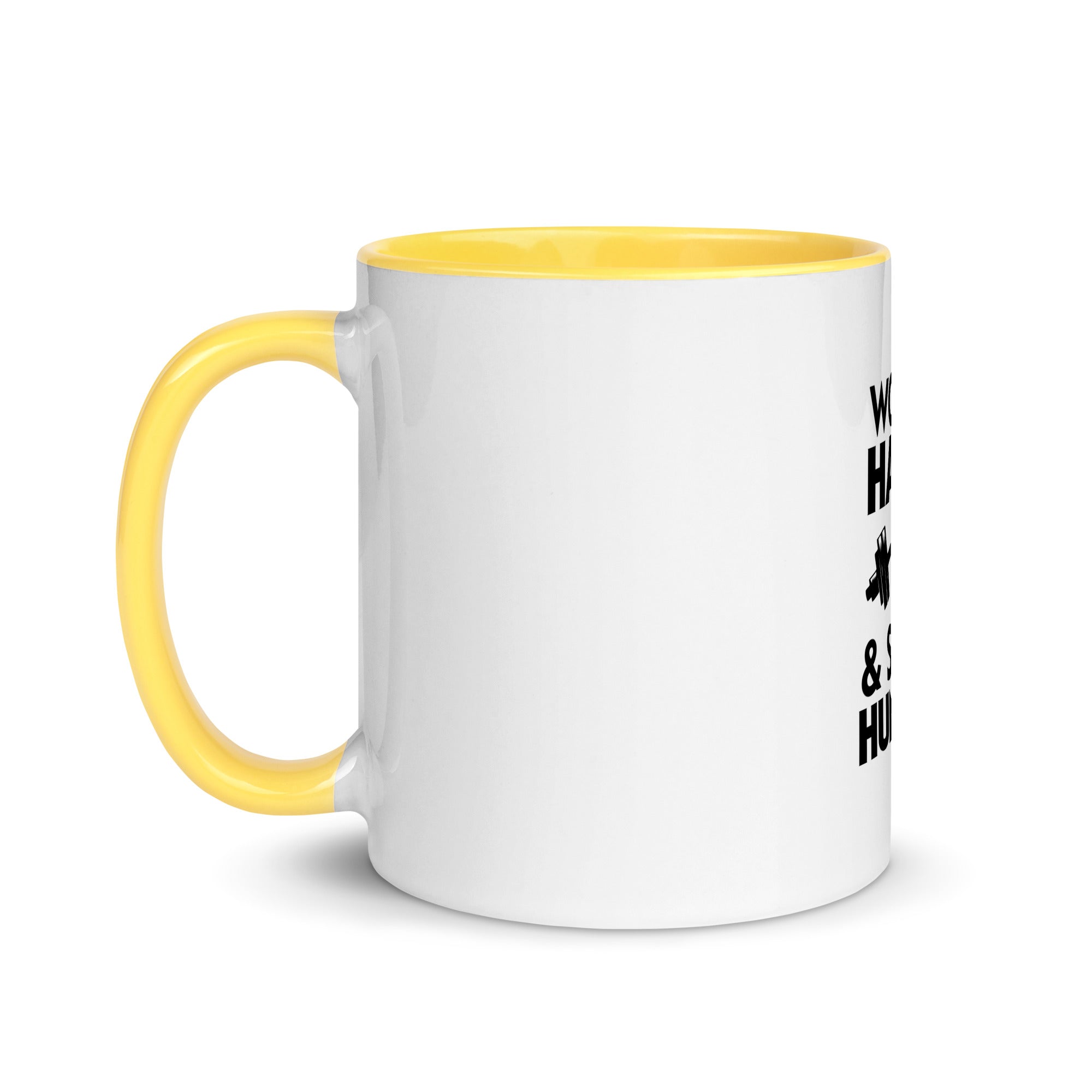 WORK HARD & STAY HUMBLE - Mug with Color Inside