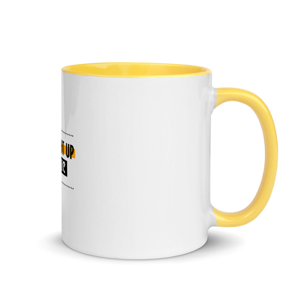 Straight up magic-- Mug with Color Inside