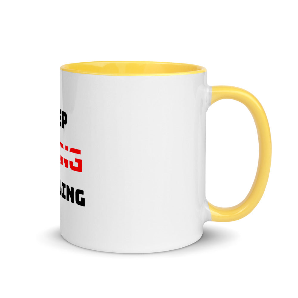 KEEP RISING HUSTLING - Mug with Color Inside