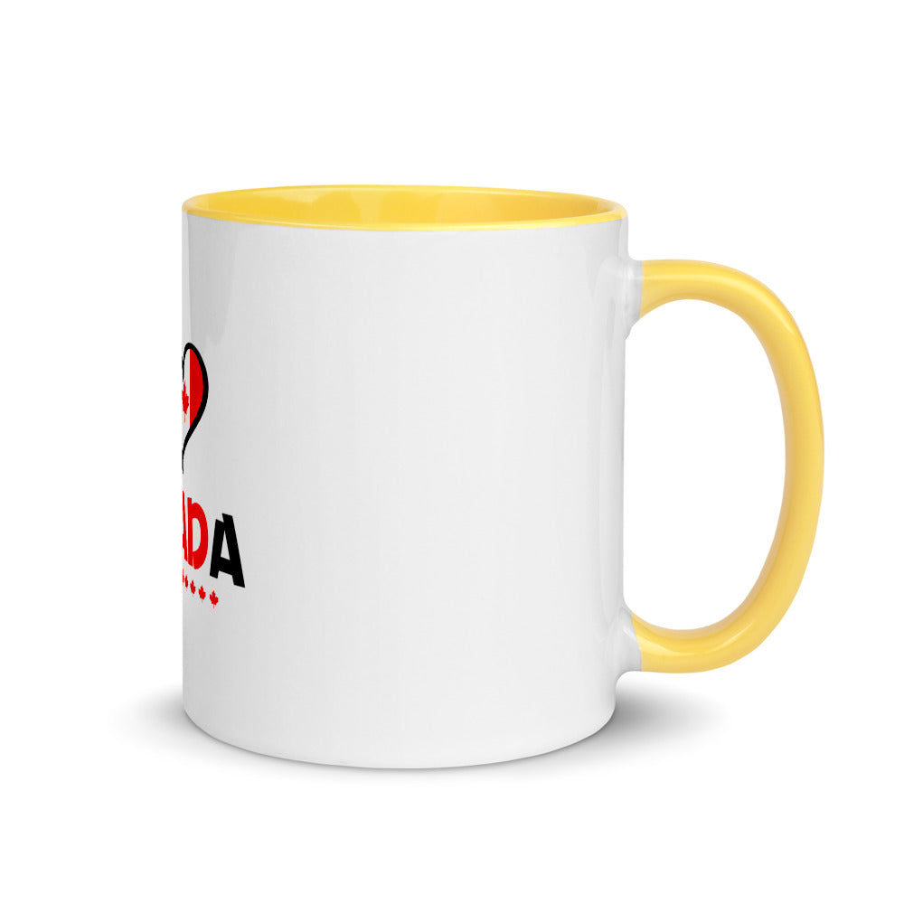 I LOVE CANADA - Mug with Color Inside