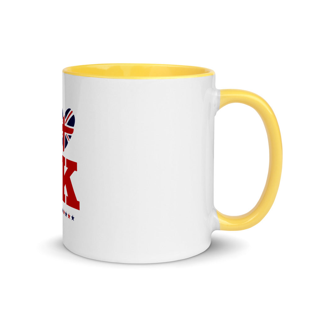 I LOVE UK - Mug with Color Inside