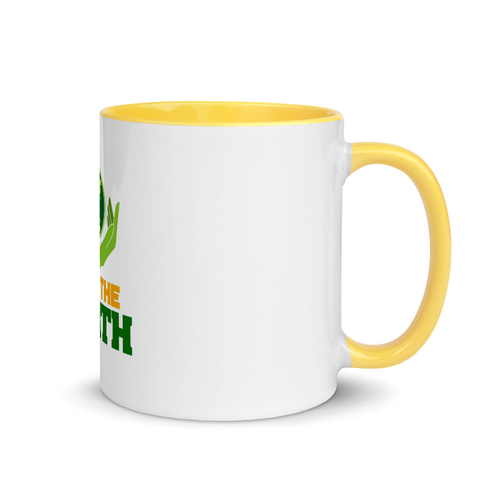 SAVE THE EARTH - Mug with Color Inside