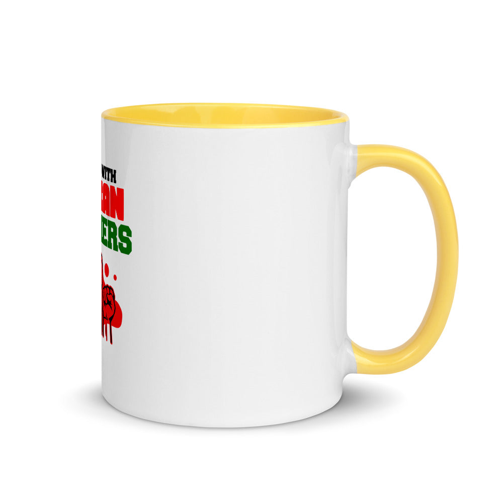 I STAND WITH INDIAN FARMERS - Mug with Color Inside