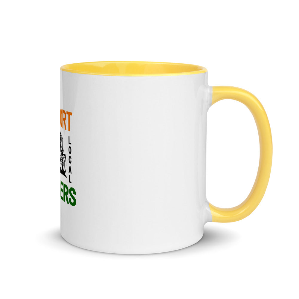 SUPPORT YOUR LOCAL FARMERS - Mug with Color Inside