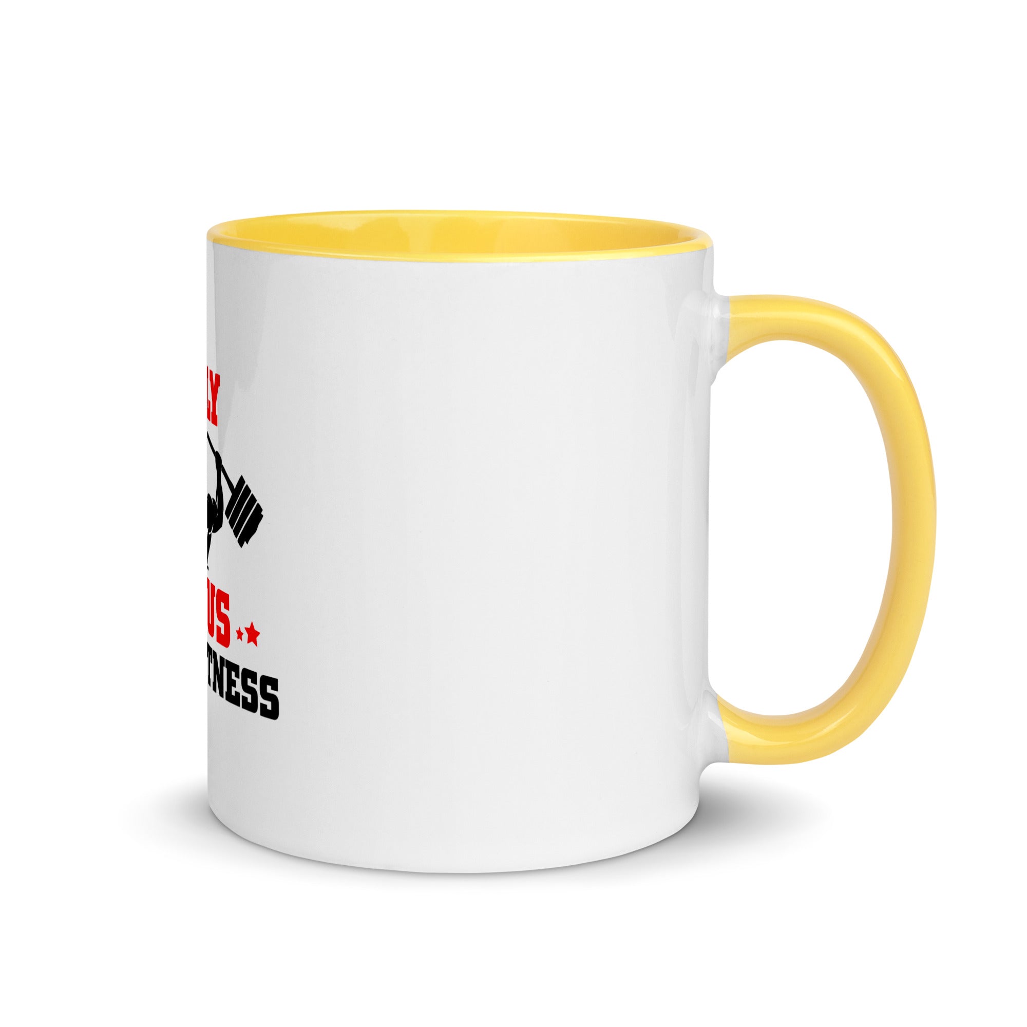 ONLY FOCUS YOUR FITNESS - Mug with Color Inside