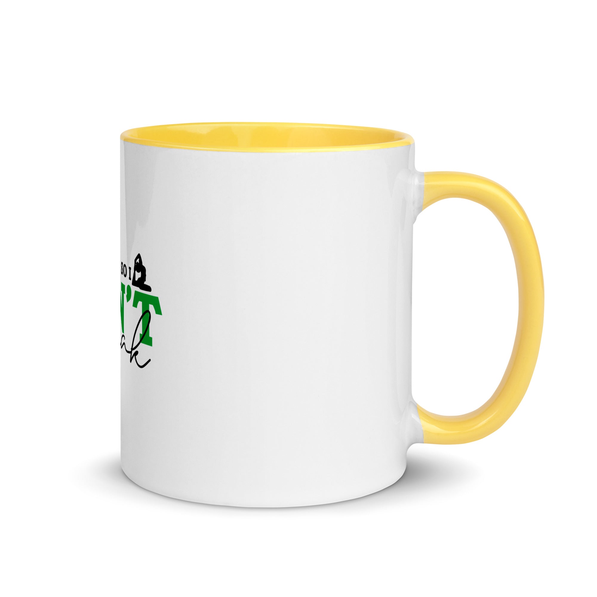 I BEND SO I DON'T BREAK - Mug with Color Inside