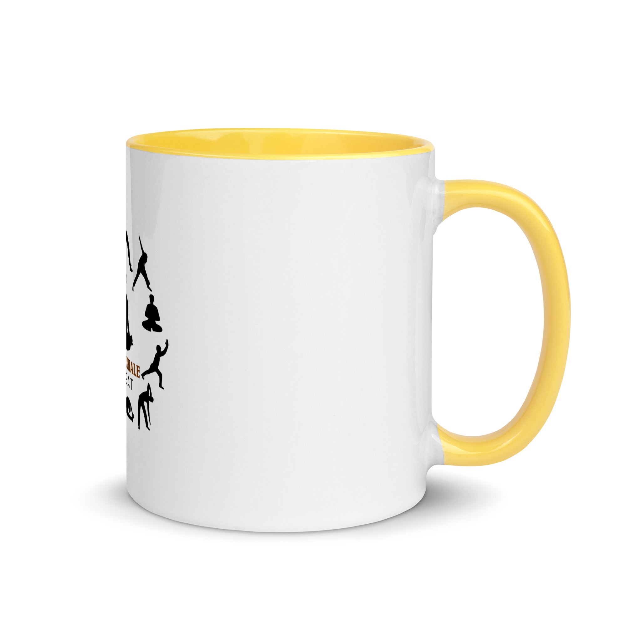INHALE EXHALE REPEAT - Mug with Color Inside