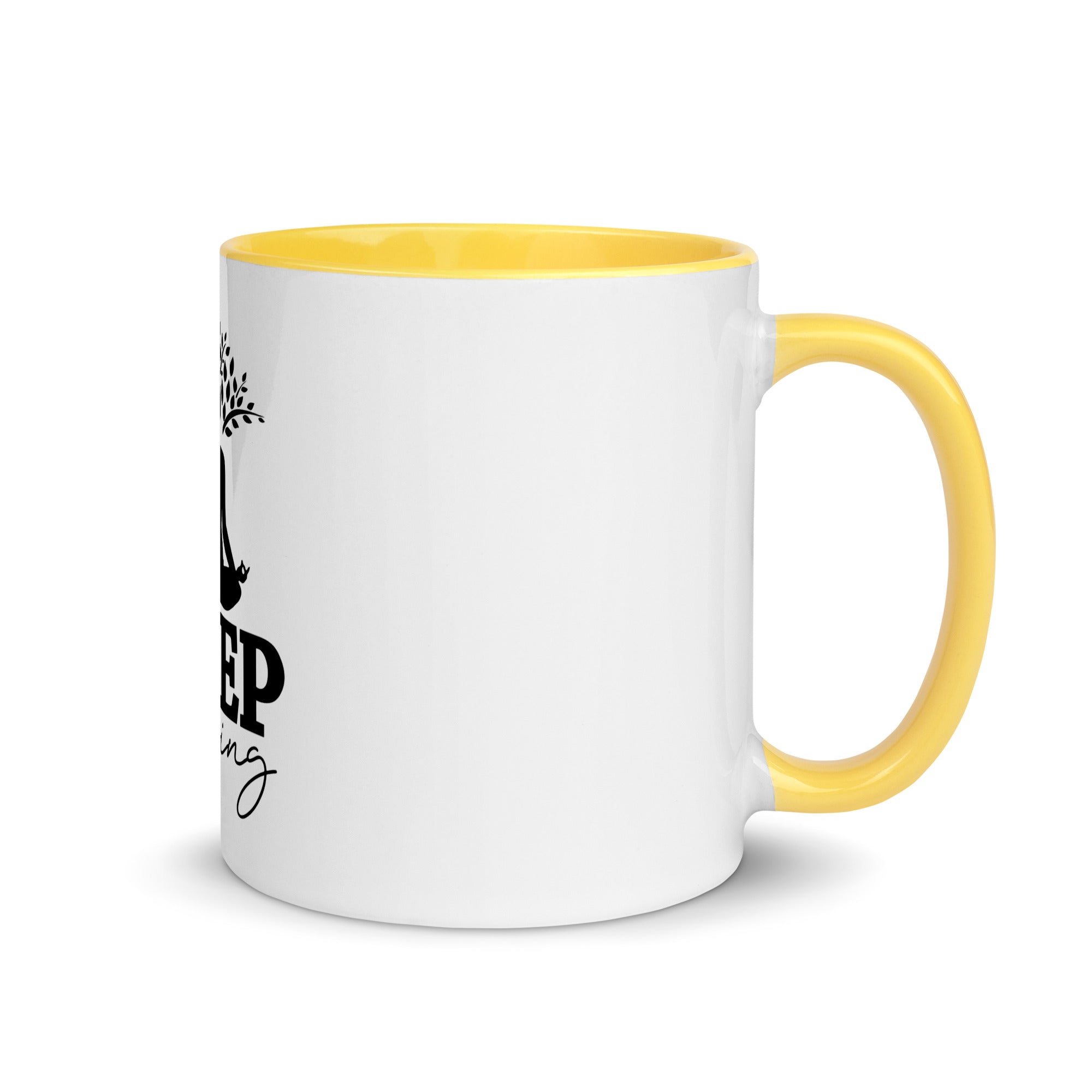 KEEP GROWING - Mug with Color Inside