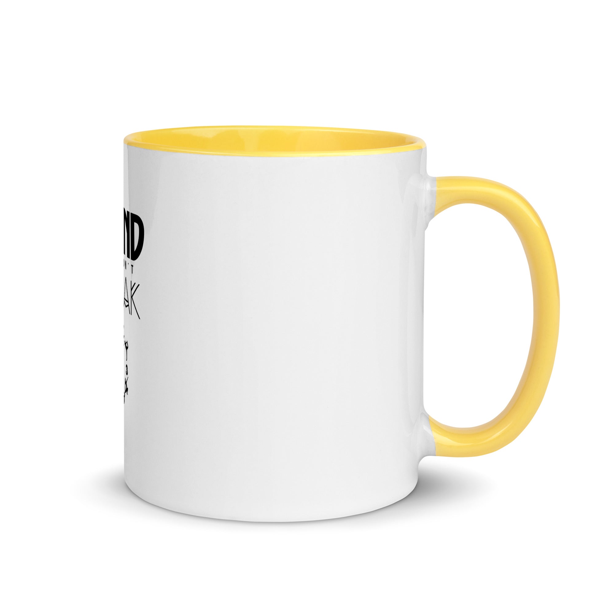 I BEND SO I DON'T BREAK - Mug with Color Inside