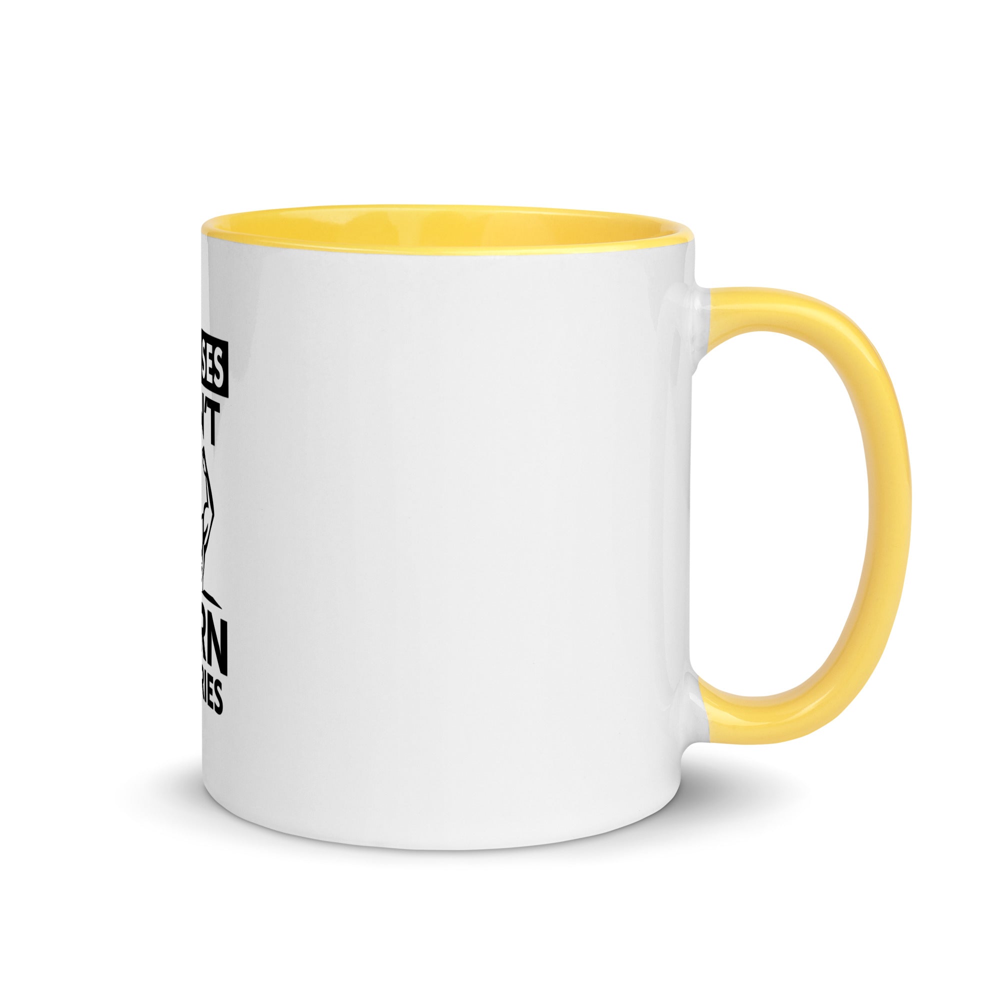 EXCUSES DON'T BURN CALORIES - Mug with Color Inside