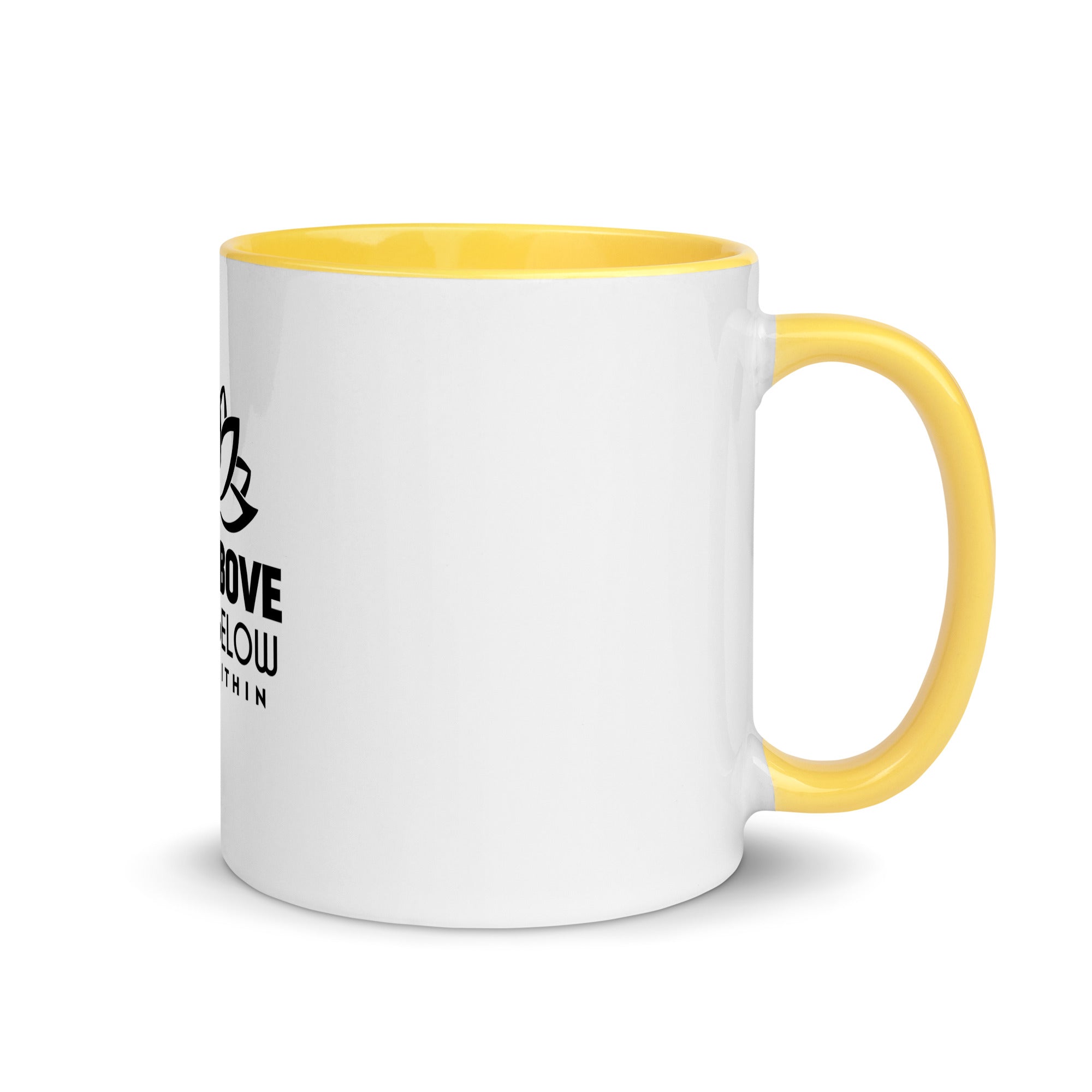 SKY ABOVE EARTH BELOW - Mug with Color Inside