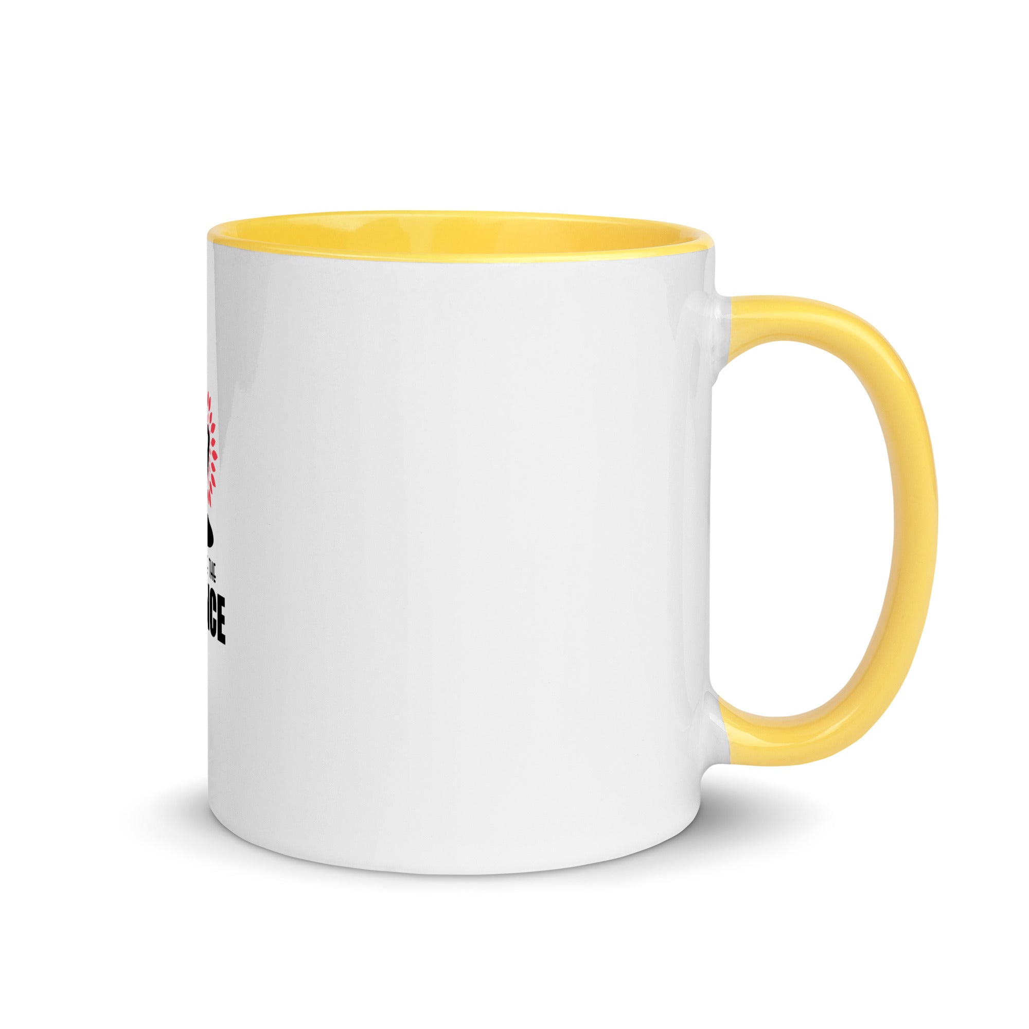 EMBRACE THE SILENCE - Mug with Color Inside