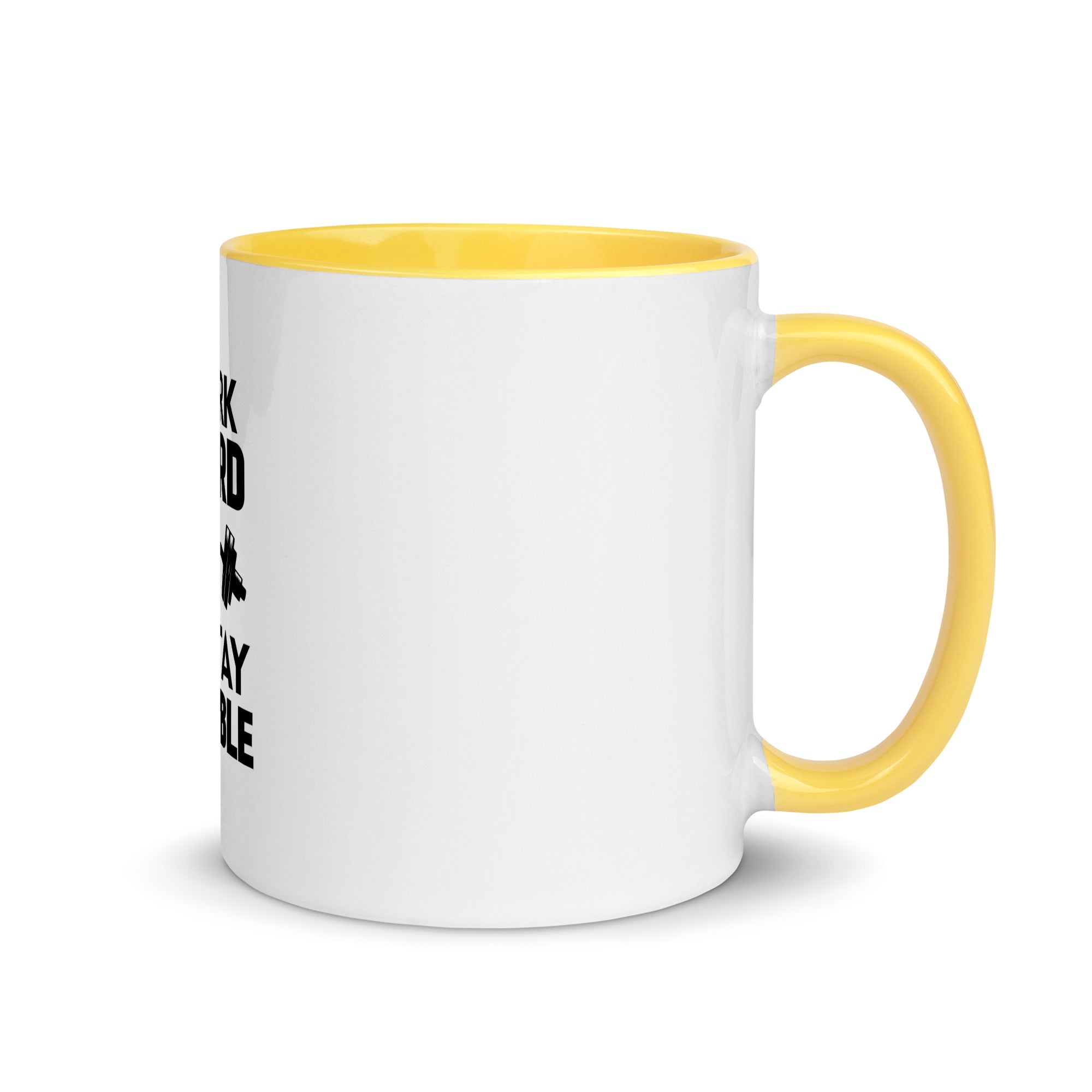 WORK HARD & STAY HUMBLE - Mug with Color Inside