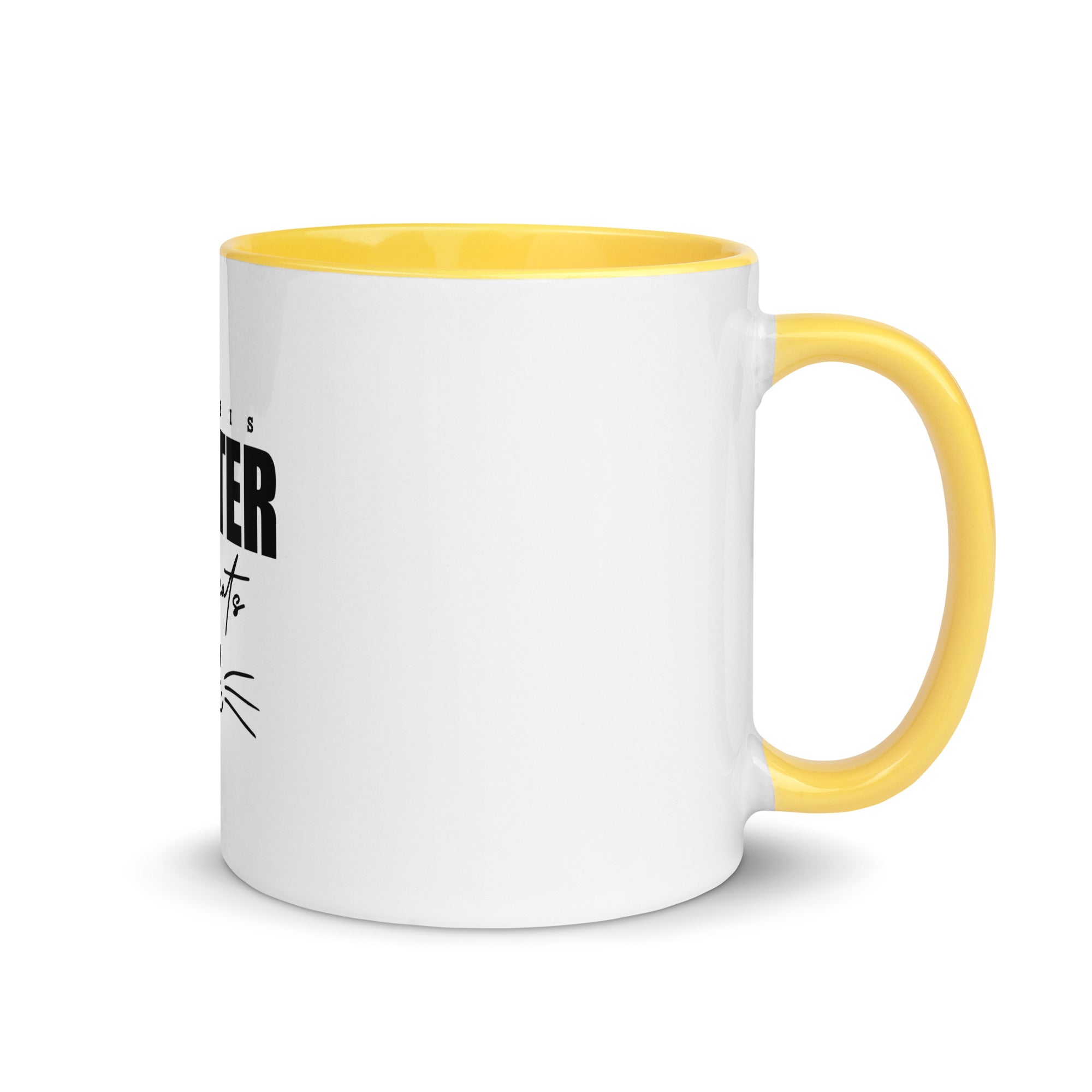 LIFE IS BETTER WITH CATS - Mug with Color Inside