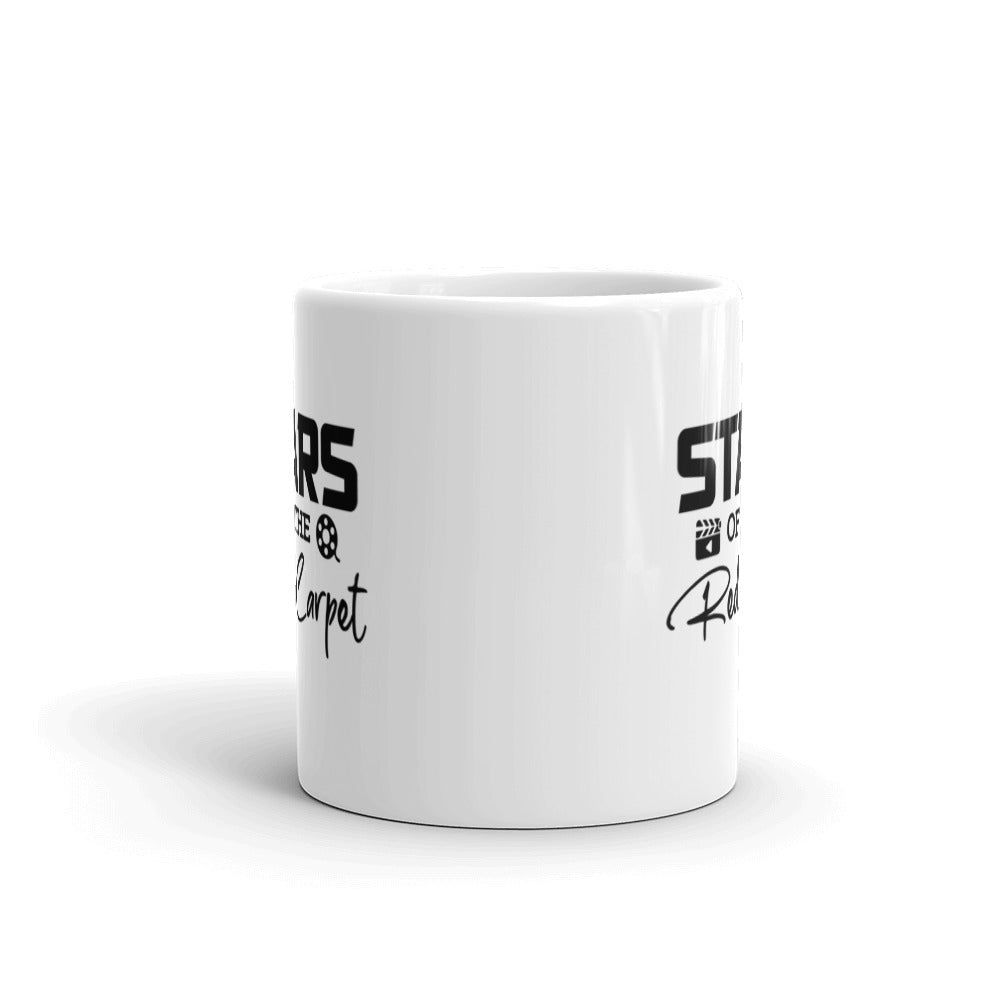 Stars of the red carpet- White glossy mug