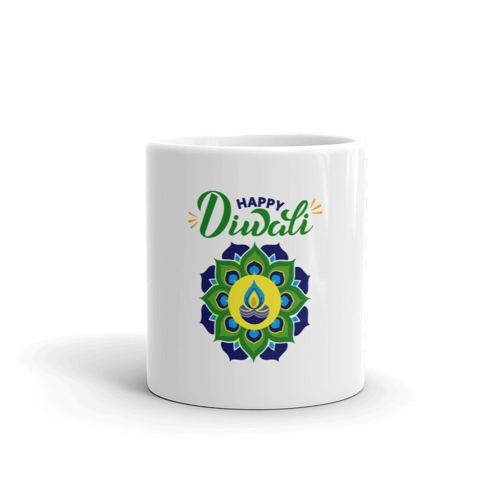 HAPPY DIWALI - White glossy mug