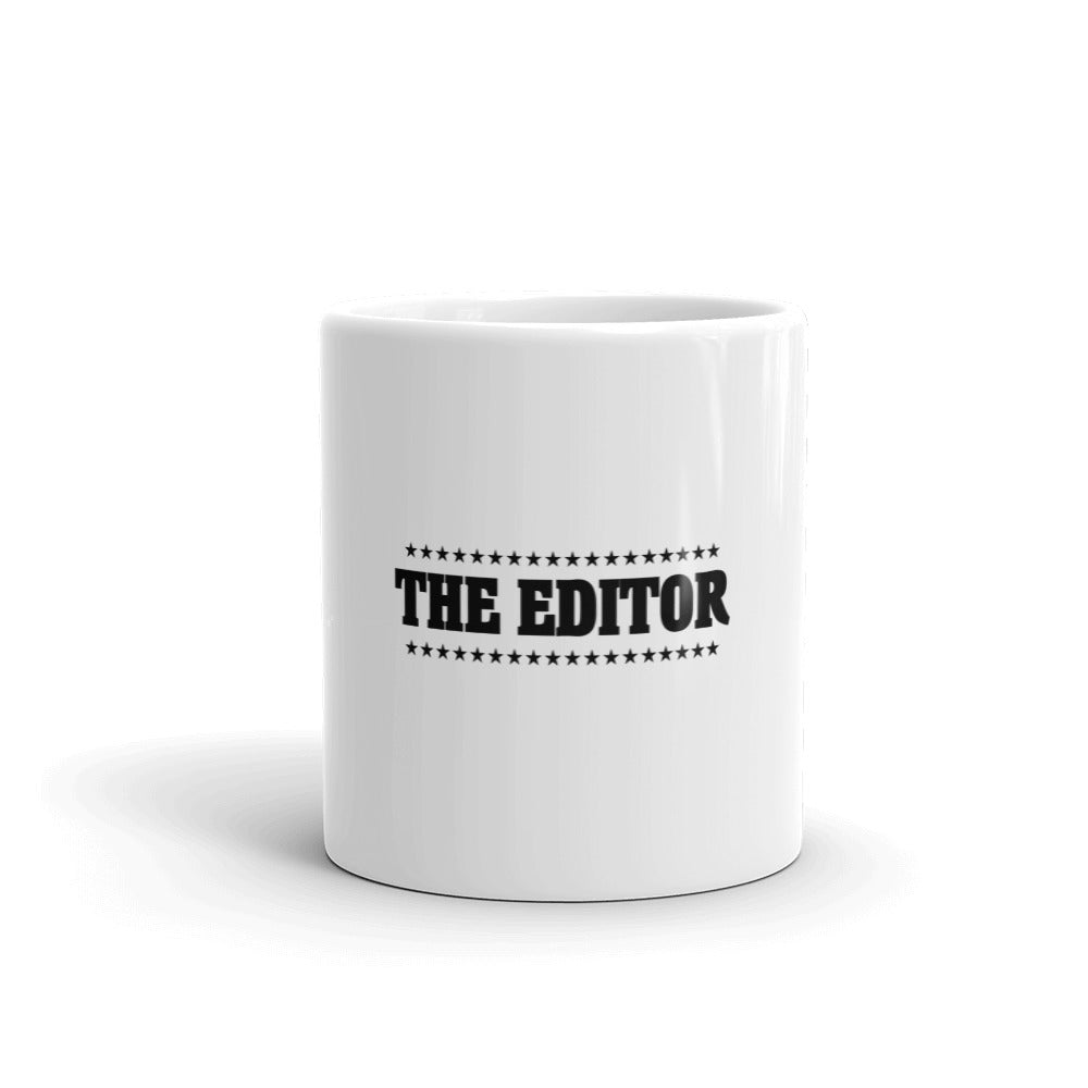 THE EDITOR - White glossy mug