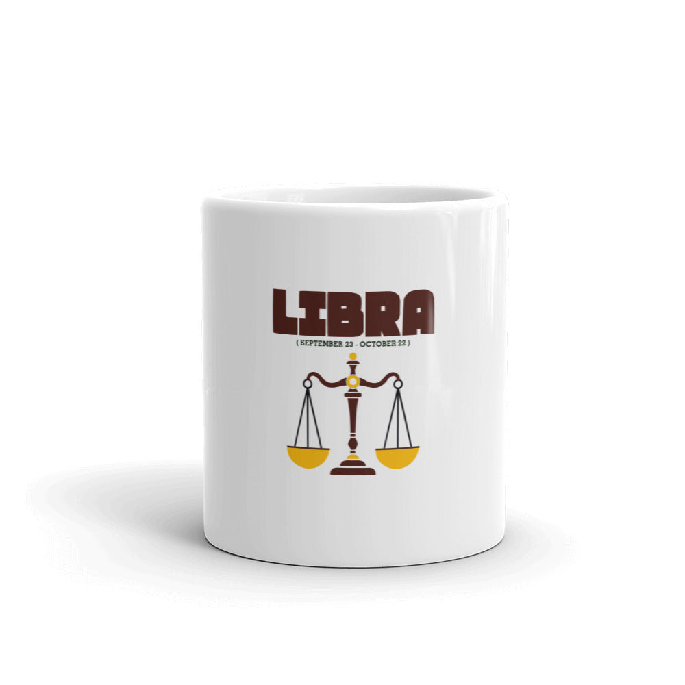 LIBRA - White glossy mug