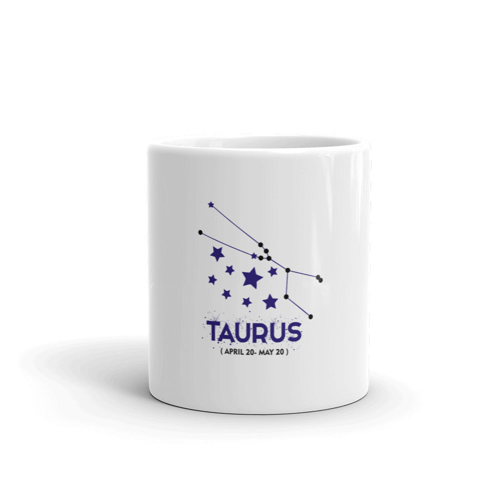 TAURUS - White glossy mug