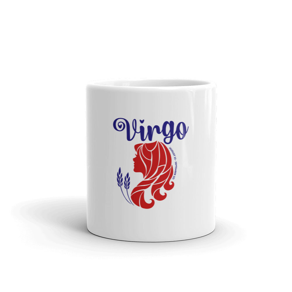 VIRGO - White glossy mug