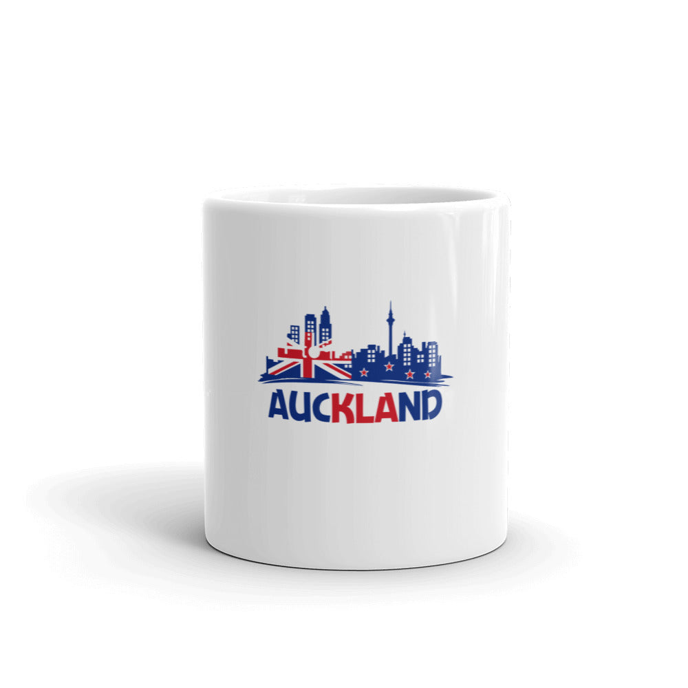 AUCKLAND - White glossy mug