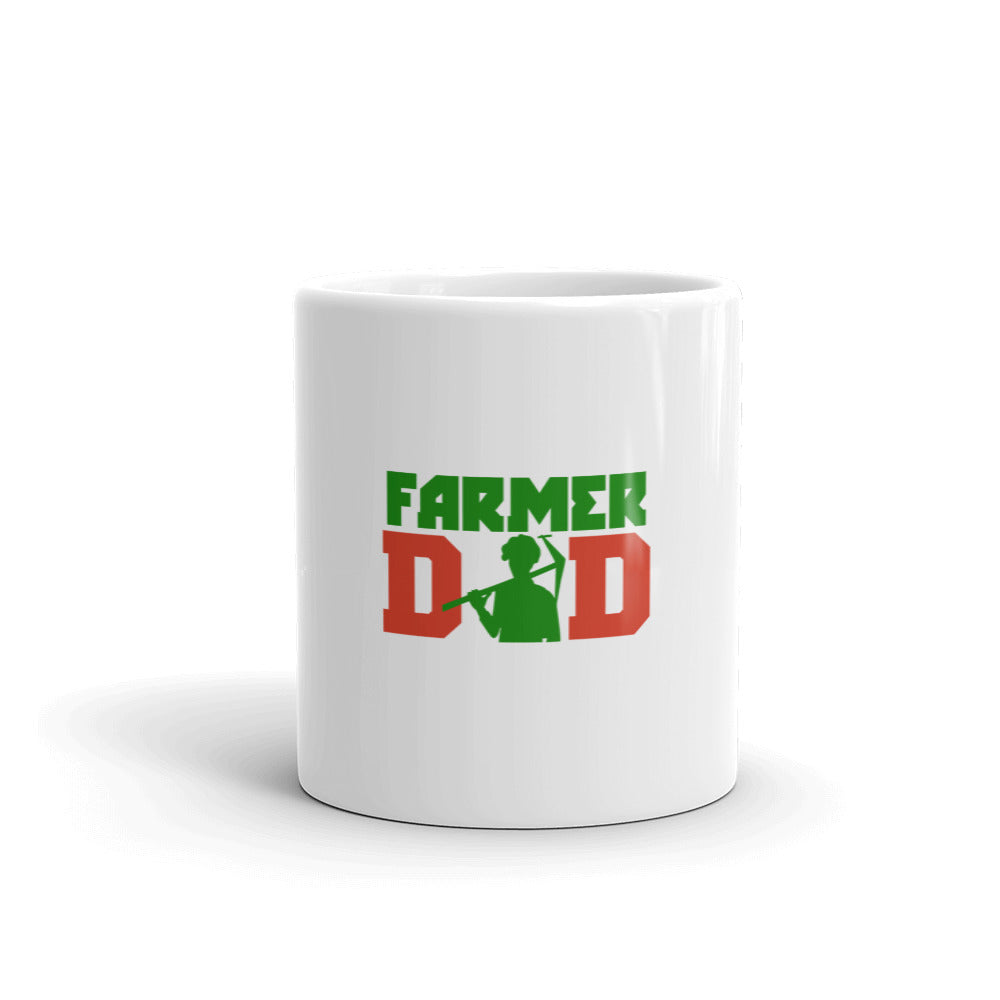 FARMER DAD - White glossy mug