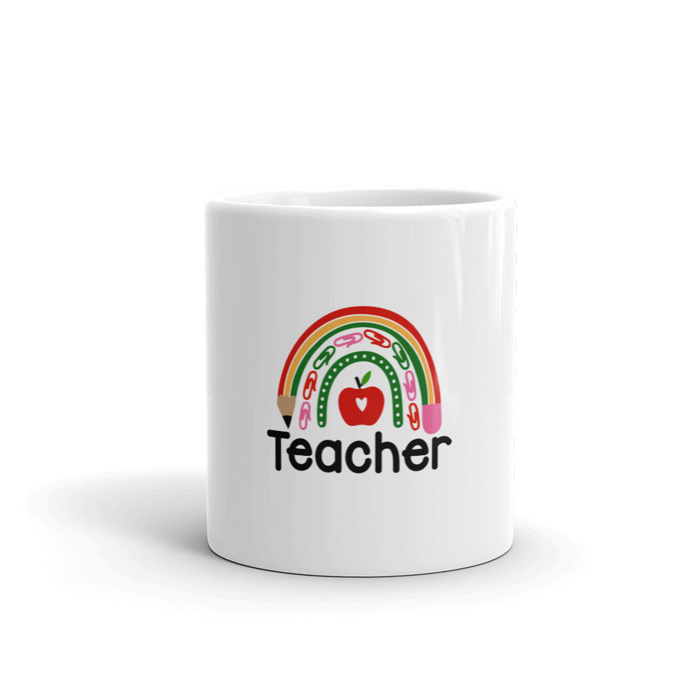 TEACHER - White glossy mug