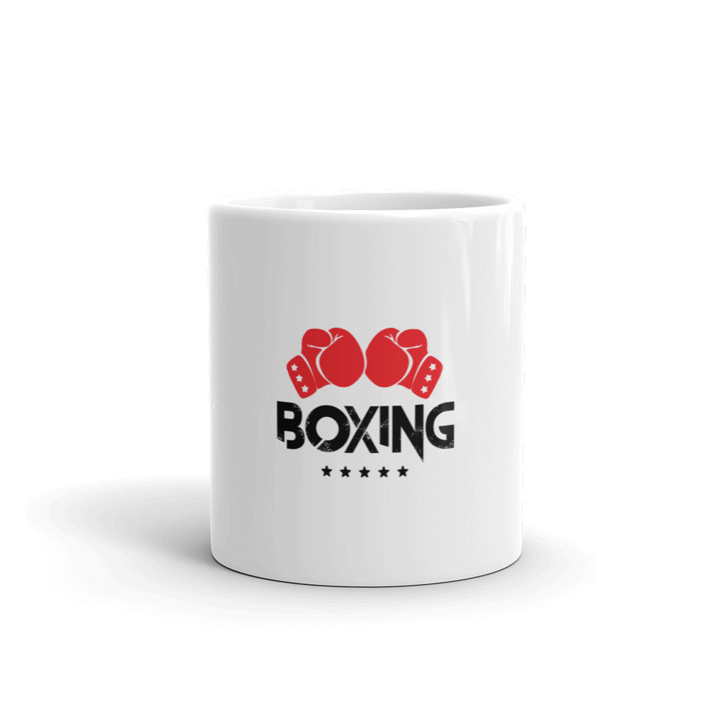 BOXING - White glossy mug