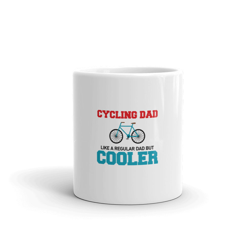 CYCLING DAD - White glossy mug