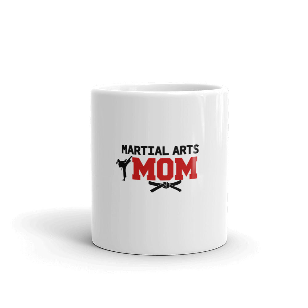 MARTIAL ARTS MOM - White glossy mug