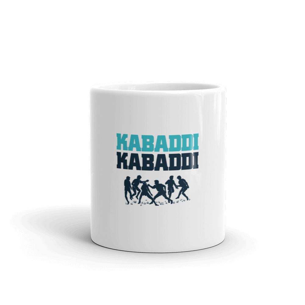 KABADDI KABADDI - White glossy mug