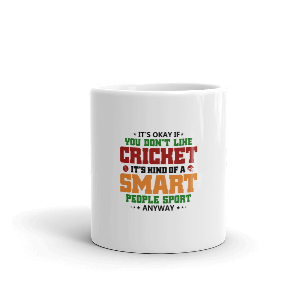 CRICKET - White glossy mug