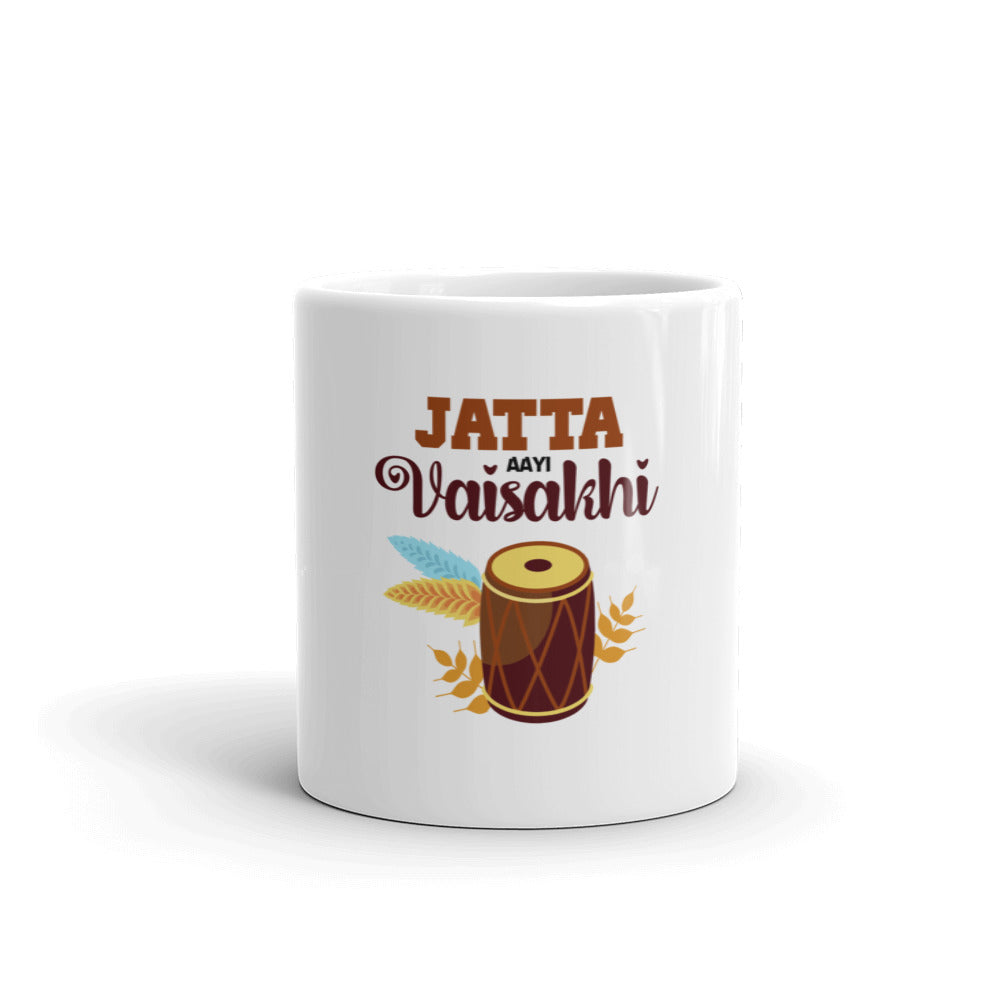 JATTA AAYI VAISAKHI - White glossy mug