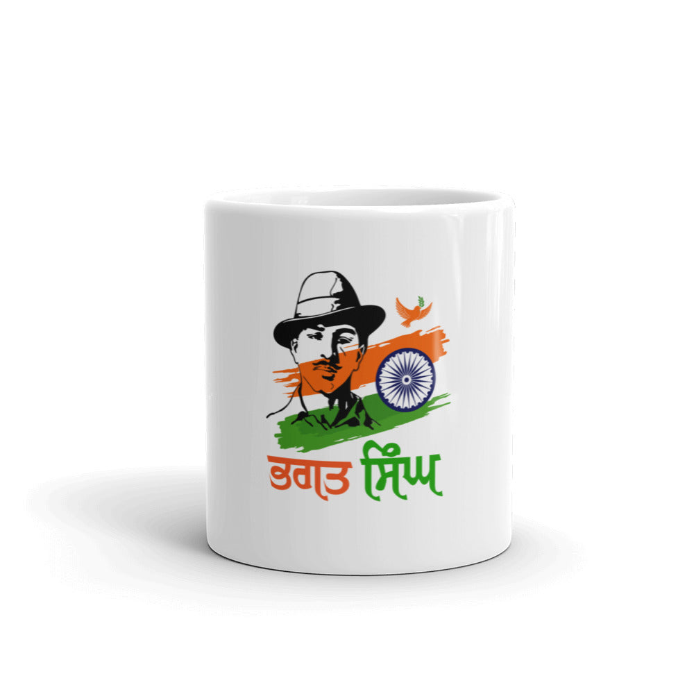 BHAGAT SINGH - White glossy mug