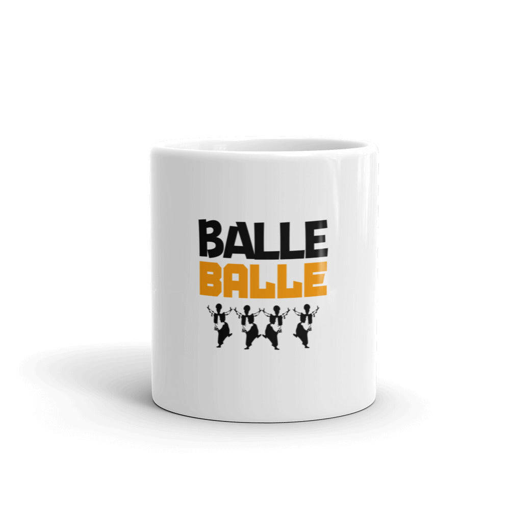 BALLE BALLE - White glossy mug