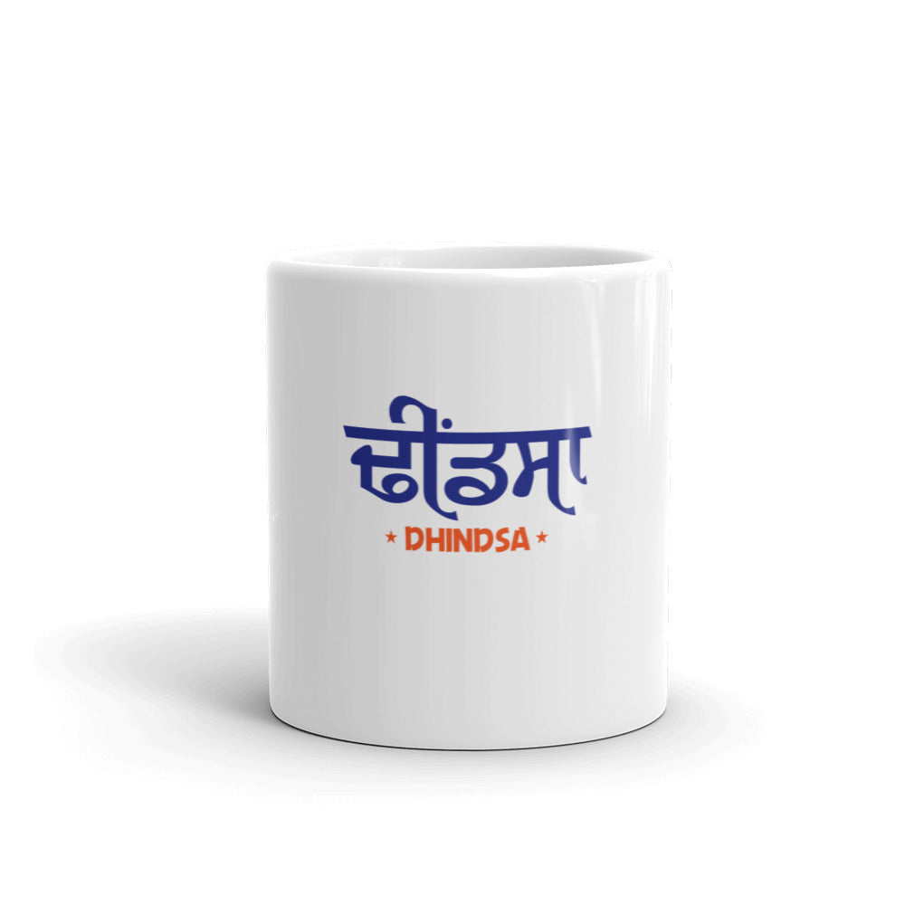 DHINDSA - White glossy mug