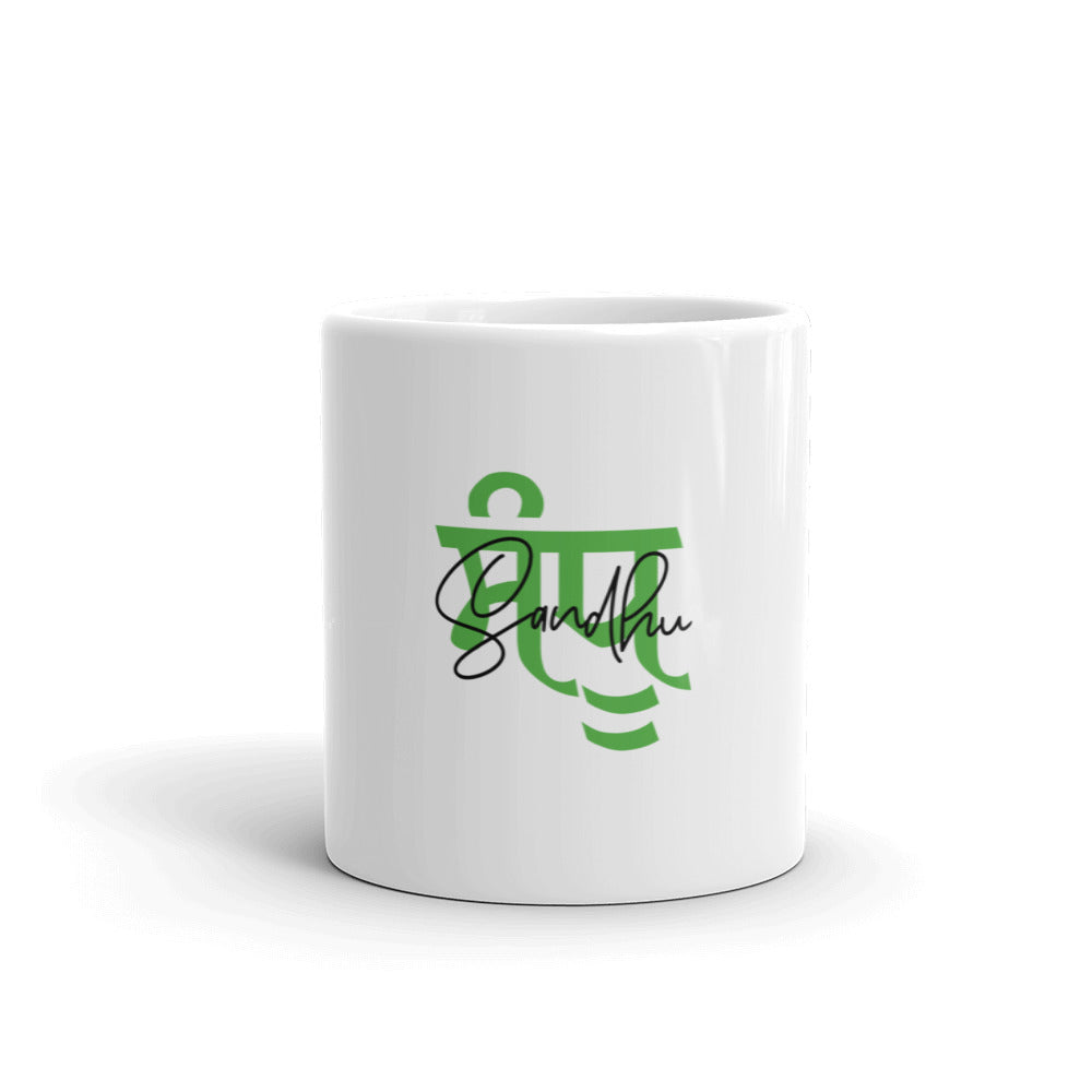 SANDHU - White glossy mug