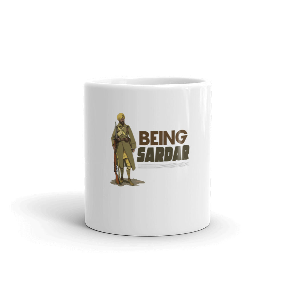 BEING SARDAR - White glossy mug