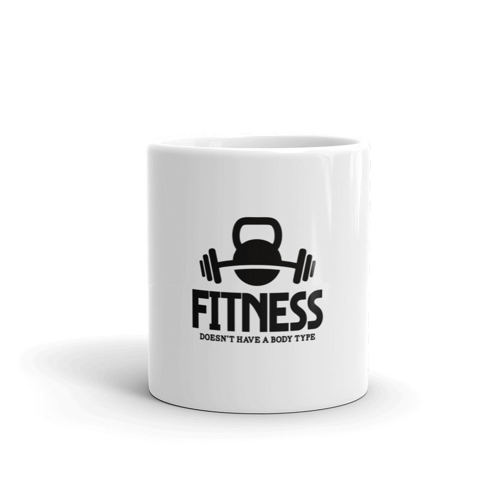 FITNESS - White glossy mug