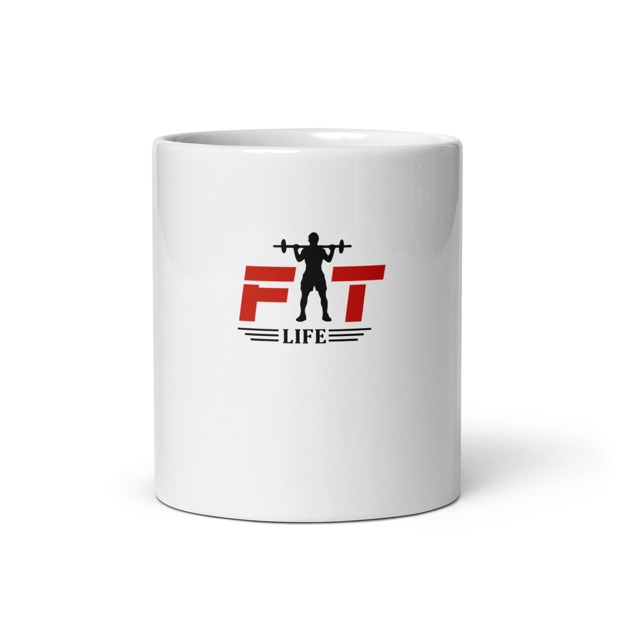 FIT LIFE - White glossy mug