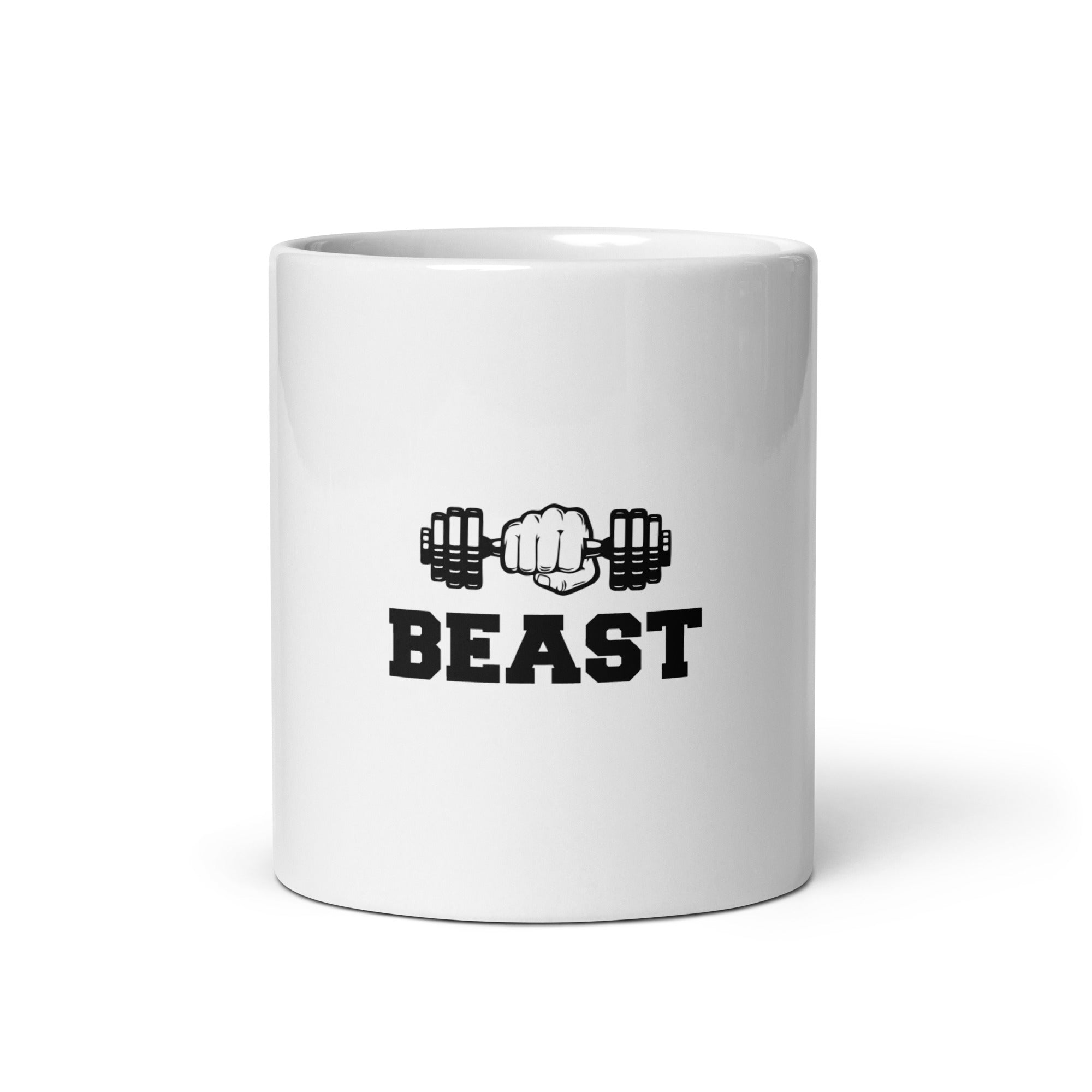 BEAST - White glossy mug